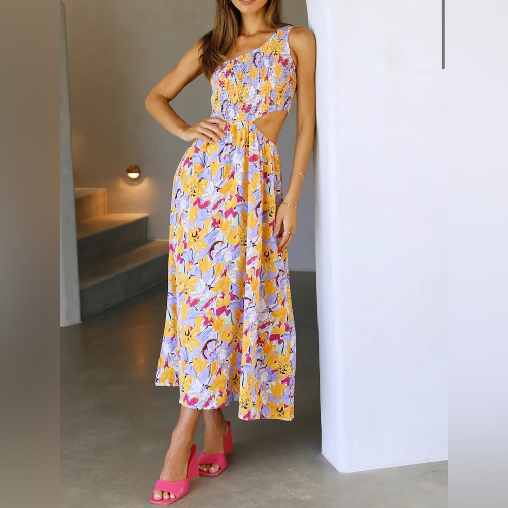 Hello Molly Better Call Me Baby Midi Dress Floral